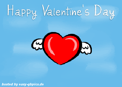 Анимация открытки на день Валентина